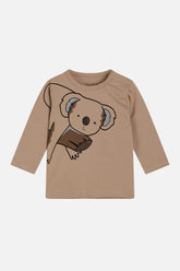 Hust And Claire Bluse - August Bluse Koala - Mocha